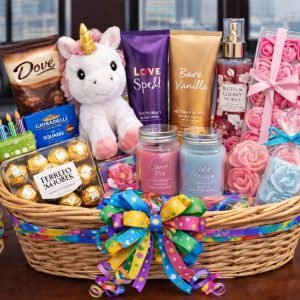 Pamper & Sweet Treat Gift Basket